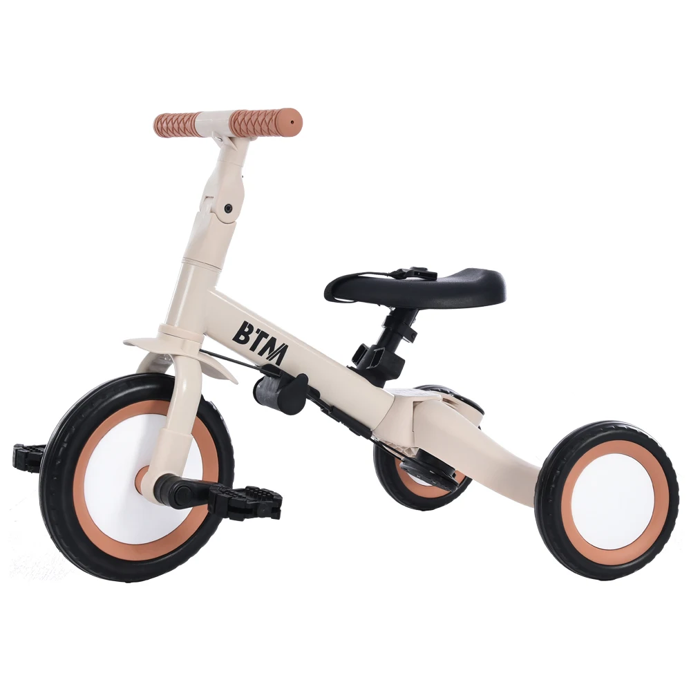 子供用三輪車 4in1新色 三輪車のりもの押し棒付き 自転車 おもちゃ 乗用玩具