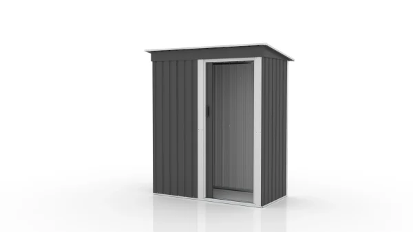 【 棚なし】物置 屋外 大型 倉庫 大型物置 戸外収納庫 物置 防水/耐侯 収納可能 ガーデン/庭/田畑/農場 頑丈 大容量 スチール 床なし グレー
