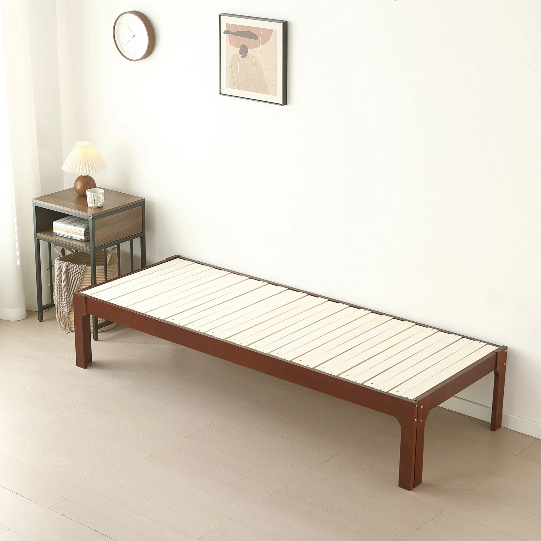 【幅140cm】ソファベッド ディベッド 木製 伸長式ベッド ダブル D 2way パイン材 フレームのみ すのこ シングル セミシングル セミダブル SS~D