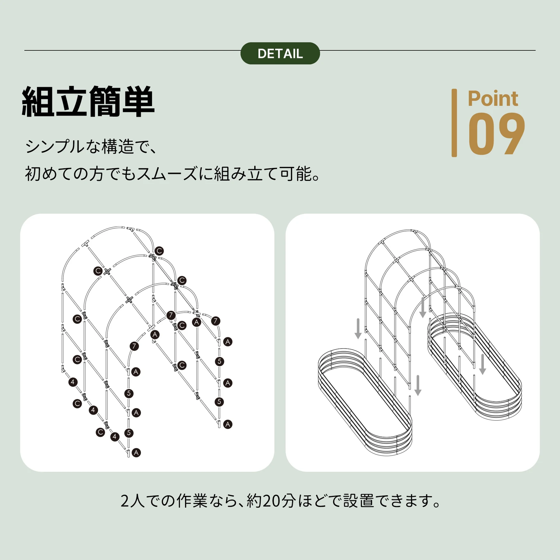 【600L】レイズドベッド ガーデンベッド L240*W125*H90cm つる棚 アーチ付き 腐らない 庭 野菜 プランター 果物栽培用 ガーデンフレーム おしゃれ 組立簡単 ガーデンボックス 屋外 家庭菜園 DIY 野菜 植物 花 花園 家庭用【ホワイト】