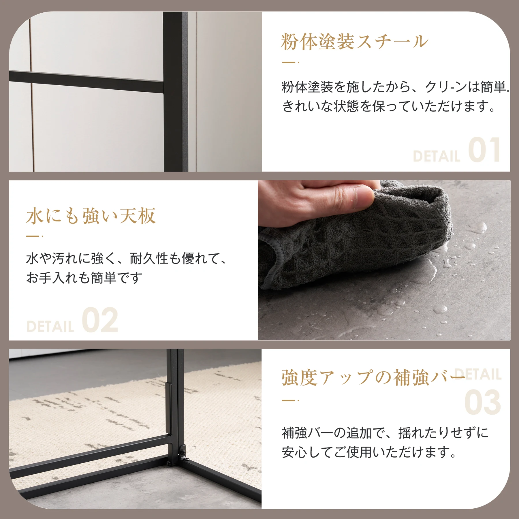 パソコンデスク シンプルワークデスク ゲーミングテーブル 幅120cm PCデスク 学習机 勉強机 折りたたみ 完成品 木製 しっかりした構造 おしゃれ 広々
