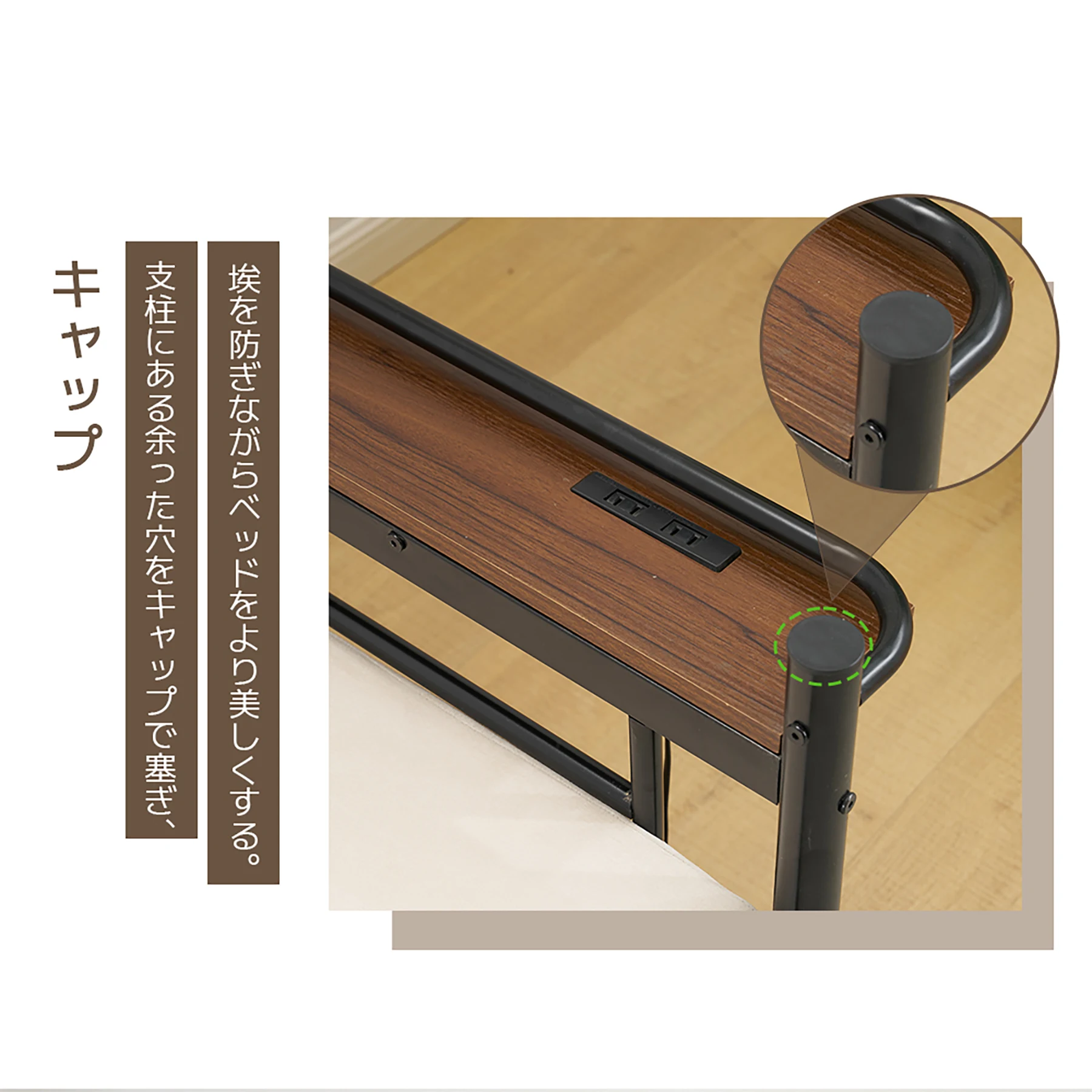 【ホワイト】システムベット 3WAYロフトベッド シングル 収納付き 北欧風 スチール 耐震 コンセント付き メッシュパネル付き 高さ3段階
