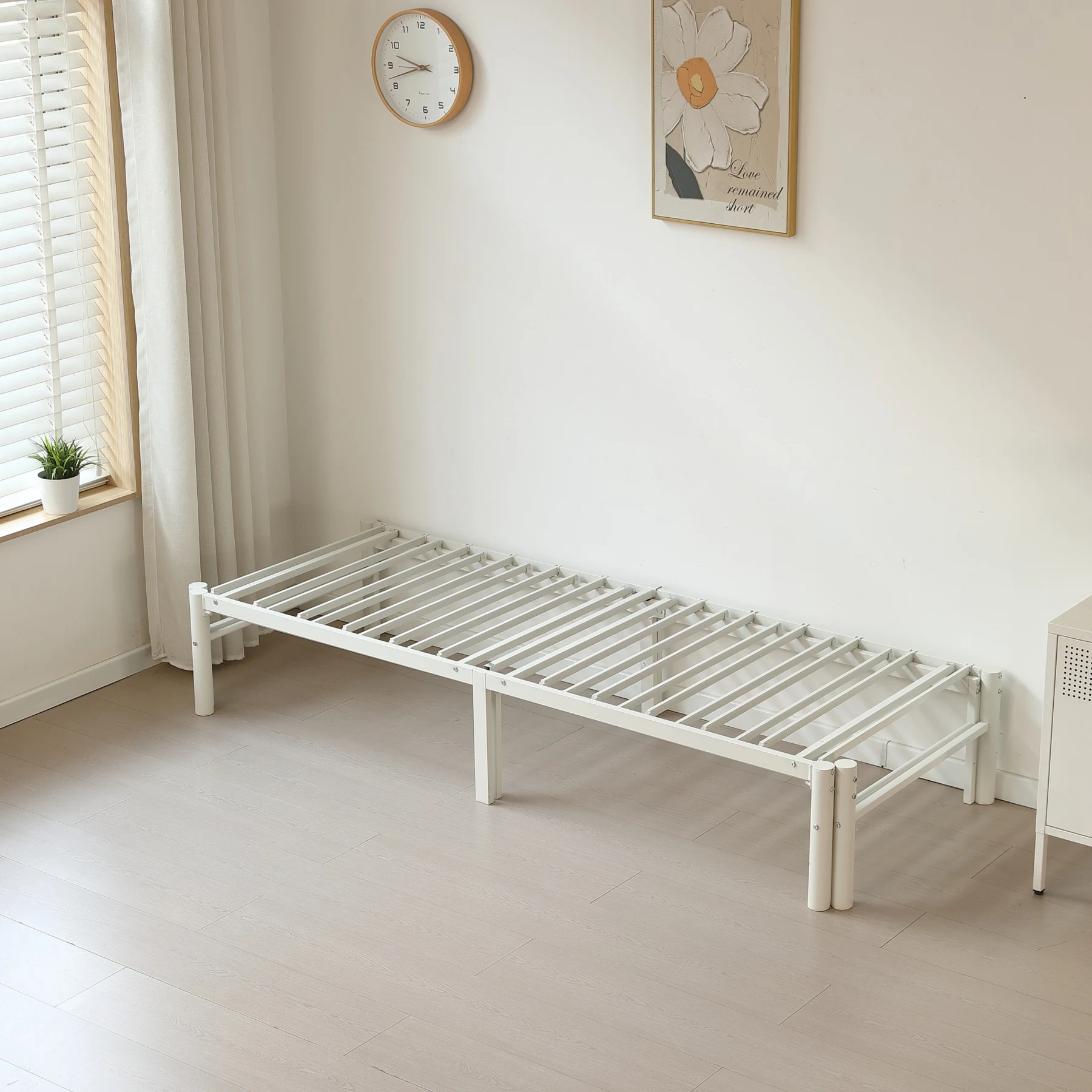 【ベージュマットレスつき】ディベッド 伸長式ベッド シングル 幅76~138cm 長さ200cm セミダブル ダブル パイプベッド ベッドフレーム 伸縮 下収納 おしゃれ 2way アイアン 来客用 省スペース ソファベッド 長さ200cm 北欧 おしゃれ お客用ベッド