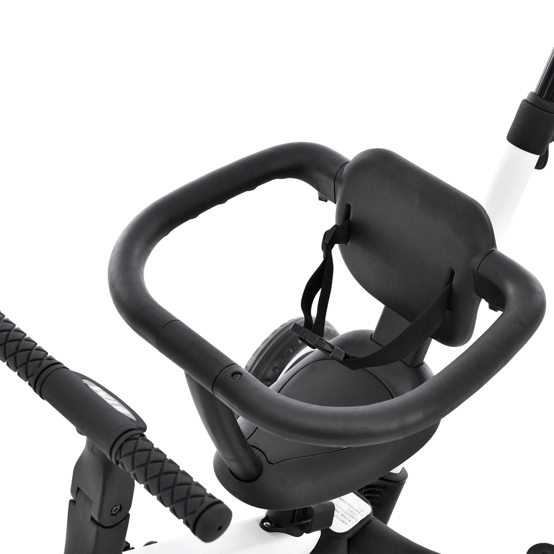 子供用三輪車 5in1(ホワイト) 自転車 オリジナル 押し棒付き 安全バー付き キックボード