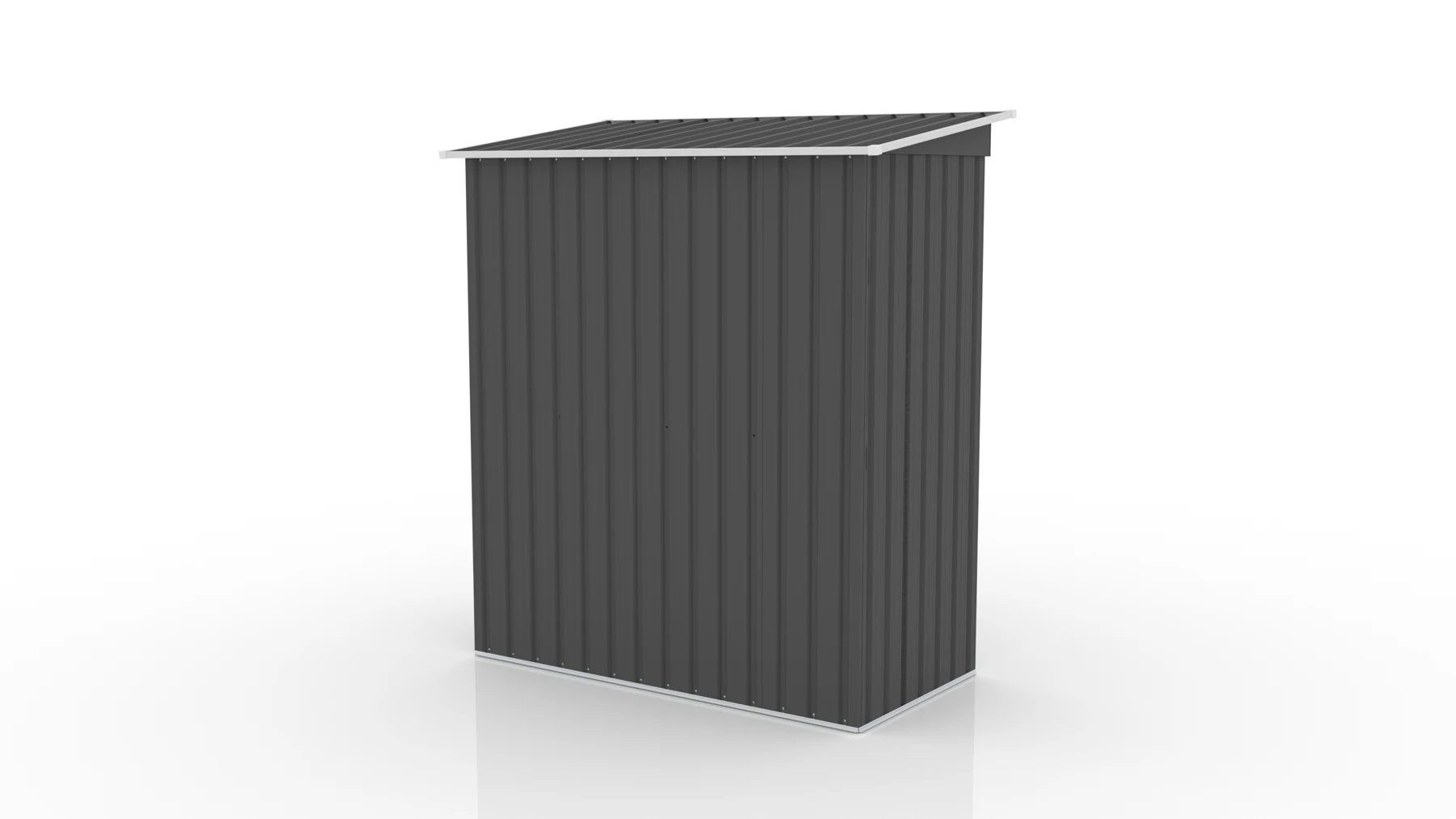 【 棚なし】物置 屋外 大型 倉庫 大型物置 戸外収納庫 物置 防水/耐侯 収納可能 ガーデン/庭/田畑/農場 頑丈 大容量 スチール 床なし グレー