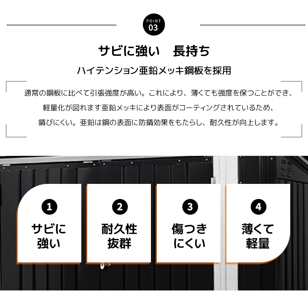 【ブラック】ゴミ箱 屋外収納庫 大容量 大型 屋外ごみ箱 屋外用ゴミ箱 ストッカー 外用 ゴミ箱 ゴミステーション ベランダ 屋外 収納ボックス 金属製