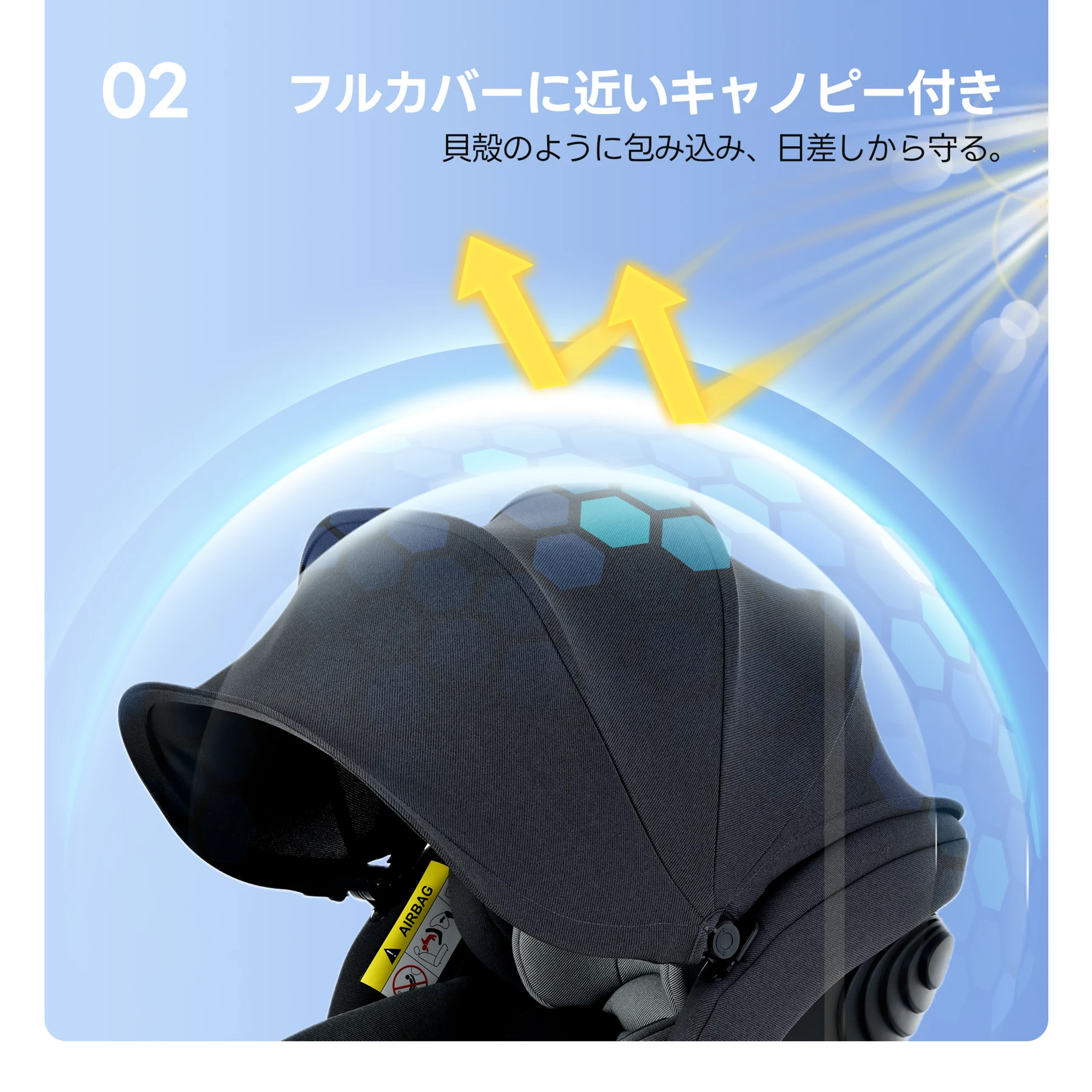 【サポートレッグ】新安全基準R129適合 チャイルドシート ISOFIX 360度回転 0-12歳頃 40~150cm 超広いサンシェード ジュニアシート 長く使える 洗える 取付簡単 キッズシート ベビーシート 出産祝い【ブラック+ダークグレー】