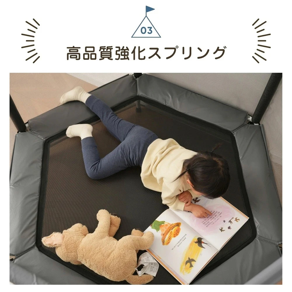 トランポリン 140cm 3段階高さ調節 子供用 ネット付き 鉄棒 吊り輪付き 安全カバー セーフティネット付 スプリング式 静音 大型 家庭用 室内 遊具 おもちゃ とらんぽりん トランポリン単体で使用可 キッズ 子ども 男の子 プレゼント