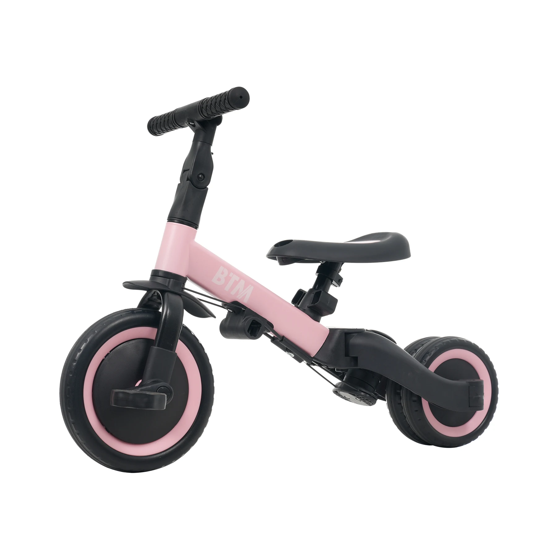 三輪車 足けりバイク 一台4役 ベビーカー かじとり 手押し棒付 セーフティーガード付き 子供用三輪車 子供自転車 3輪 キッズ 幼児 自転車 バイク ペダル付き コントロールバー付き 乗用玩具 軽量 誕生日 1-5歳 組み立て簡単 プレゼント