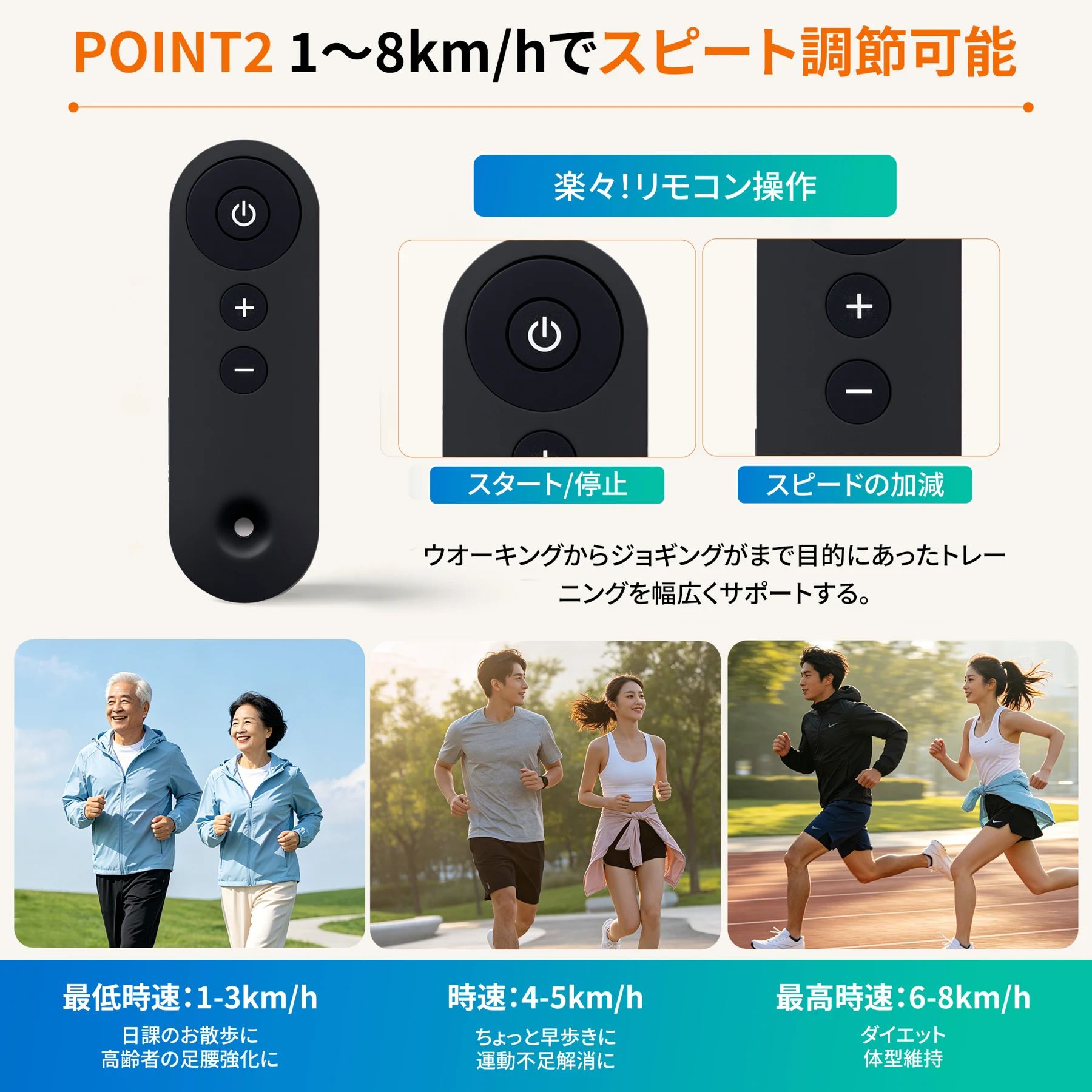 ルームランナー 電動ランニングマシン 1〜8km/h 傾斜6度 折りたたみ スマホホルダー付き キャスター付き 付属リモコン 耐荷重100kg 省スペース 薄型 コンパクト 家庭用 ウォーキングマシン フィットネスマシン トレッドミル