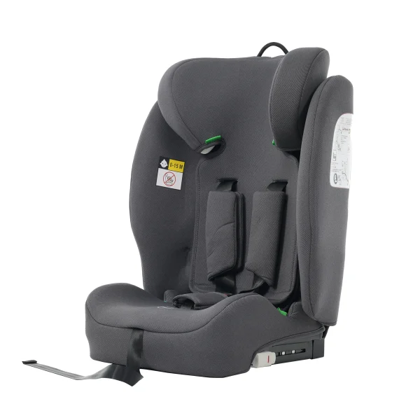 【背もたれ角度調整】チャイルドシート 折り畳み可能 ISOFIX 15か月-12歳 76~150cm 洗える 取付簡単 ジュニアシート ベビーシート キッズシート ジュニア 幼児/学童用 帰省 キッズ 孫 プレゼント 出産祝い 車【ダークグレー】
