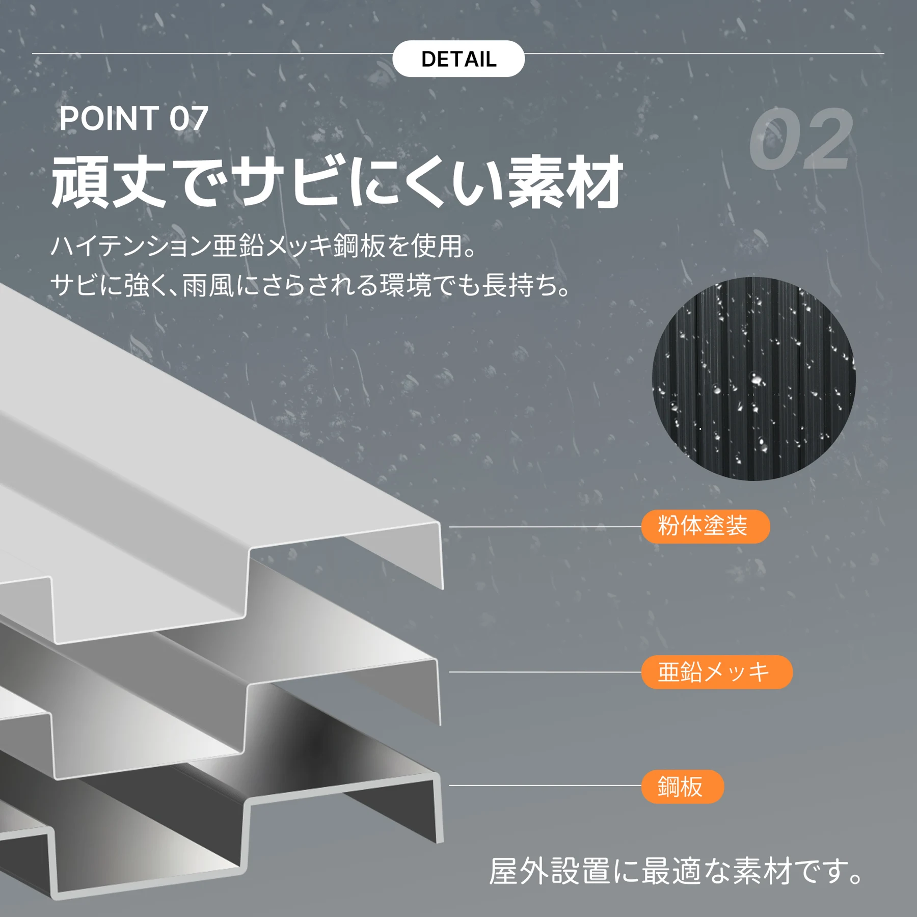 物置 屋外 スチール 倉庫 戸外収納庫 幅240*奥行き187*高192 物置き おしゃれ 大型 収納庫 屋外物置 防さび ベランダ 防水 ドア スチール物置 屋外収納 ガーデニング 庭 新作【グレーホワイト】