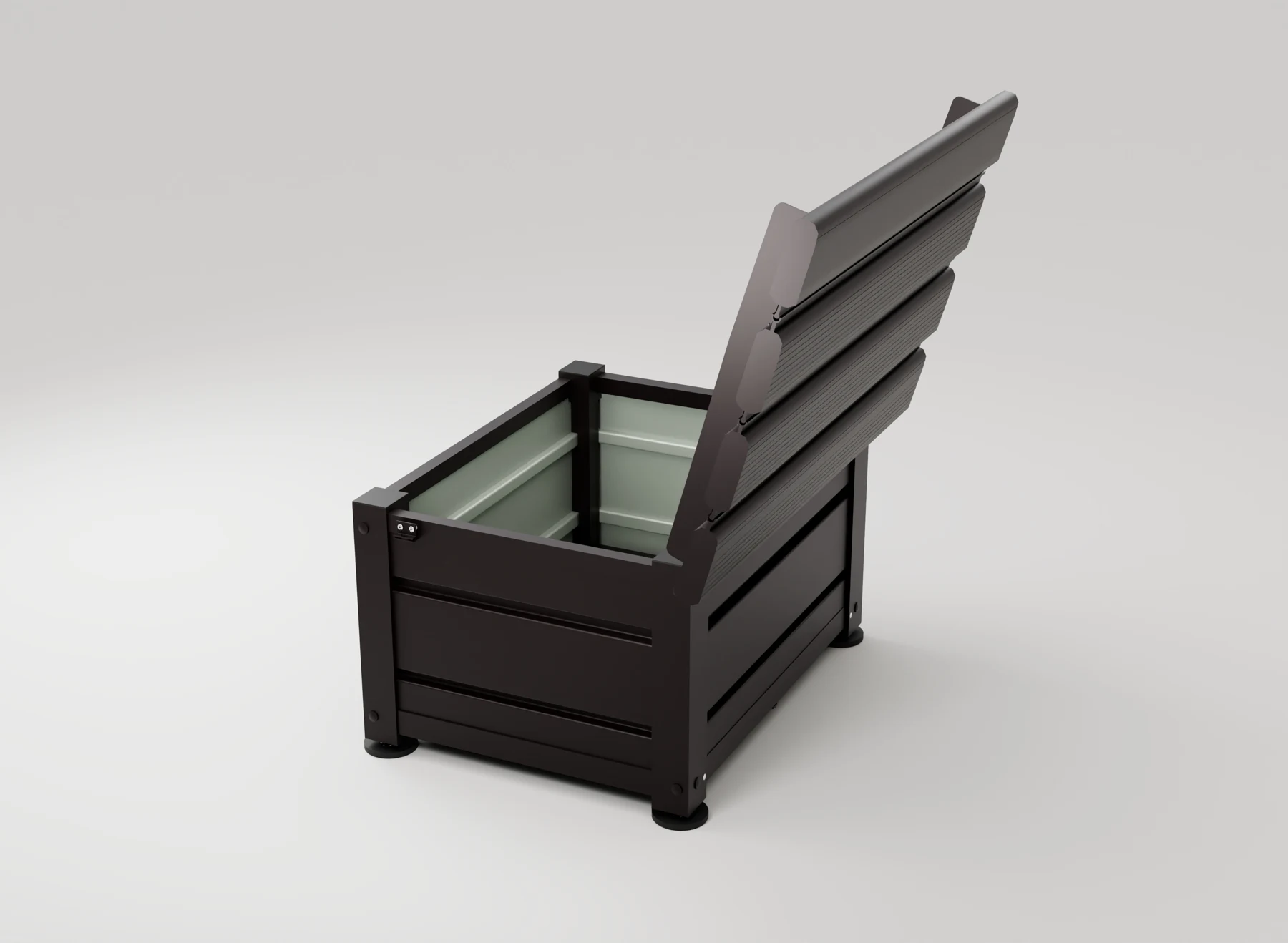 【サイズA 60cm 33L】物置 屋外 収納ボックス 収納庫 小型 置き配 ストッカー 物置 屋外収納庫 ゴミ箱 ボックス 大容量 収納ケース 鍵付き