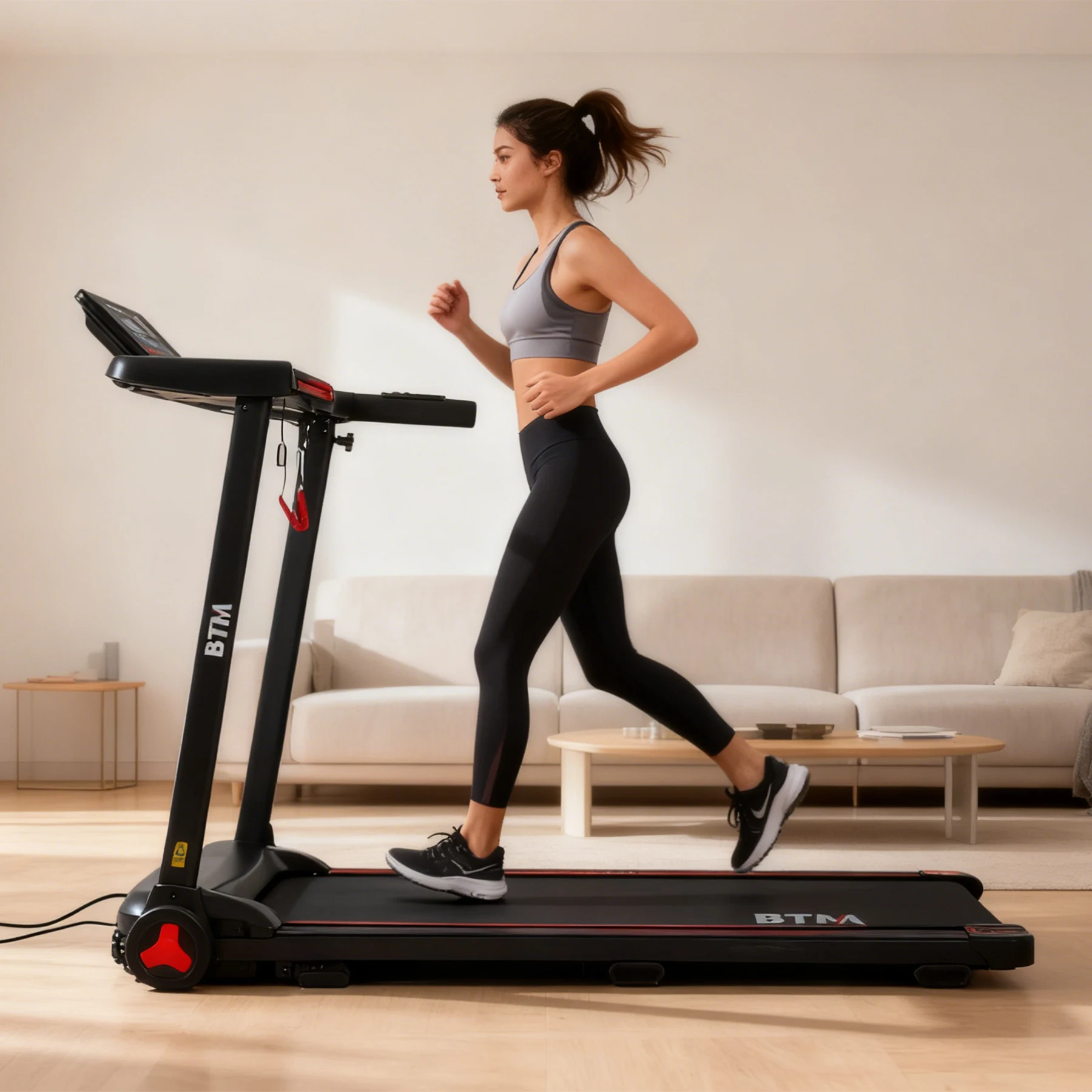 電動ランニングマシン ルームランナー MAX14km/h フィットネスマシーン 心拍数計測 ダイエット器具 有酸素運動 静音 折りたたみ 薄型 傾斜角度2段調節 家庭用 トレッドミル エクササイズ