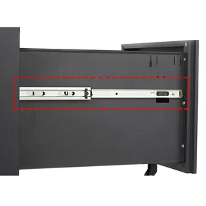 オフィスワゴン(グレー)デスクワゴン 完成品 サイドワゴン 1年安心保証 オフィスワゴン 大容量 3段 組立て不要 キャスター付き 鍵付き ホワイト ブラック サイドデスク ワゴン A4 ファイル デスクキャビネット 60cm