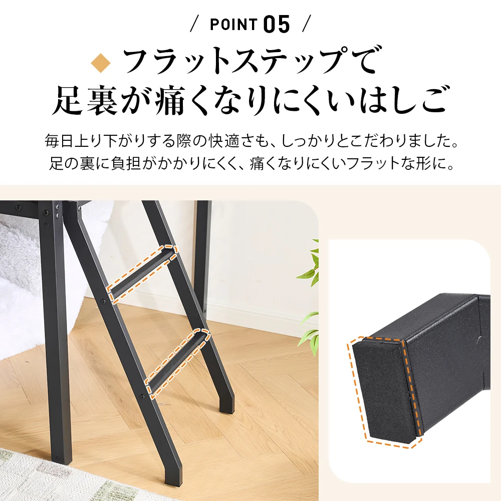 【ベッド単体】システムベット ロータイプベット シングル ベッド下 収納付き 北欧風 スチール 耐震