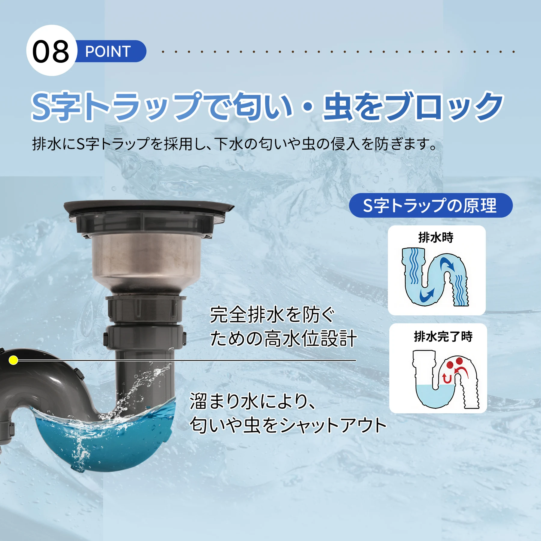 【幅80cm】屋外 流し台 収納ラック ステンレス製 ガーデンシンク 作業台 キッチン 台所 屋外 簡易 シンク 組み立て簡単 収納棚付 庭 高さ調節 調理台 ガーデニング 庭 DIY 頑丈 新作【シルバー】