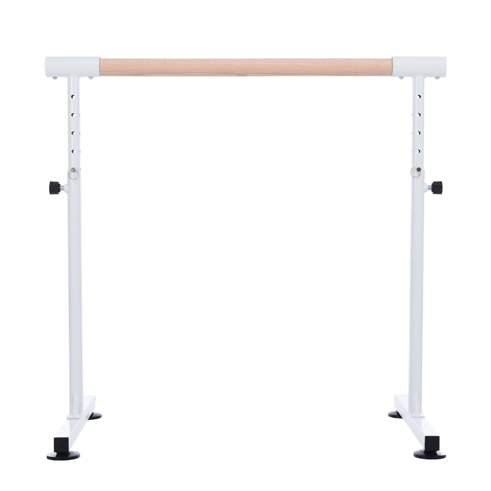 バレーバー バレエバー スタンド バレエ バー レッスンバー 高さ 5段階 85cm 90cm 95cm 100cm 105cm 調整 天然木