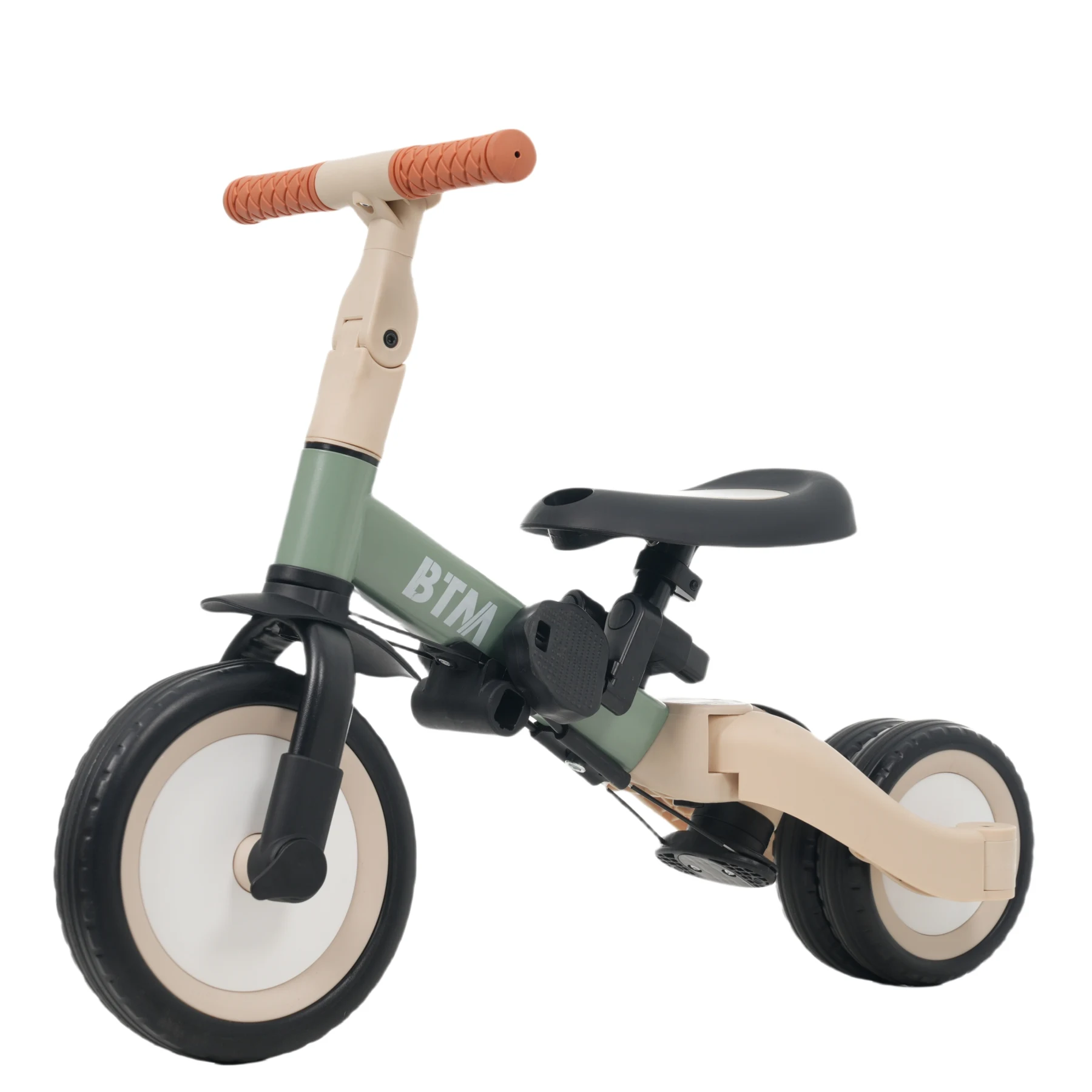 三輪車 足けりバイク 一台4役 ベビーカー かじとり 手押し棒付 セーフティーガード付き 子供用三輪車 子供自転車 3輪 キッズ 幼児 自転車 バイク ペダル付き コントロールバー付き 乗用玩具 軽量 誕生日 1-5歳 組み立て簡単 プレゼント