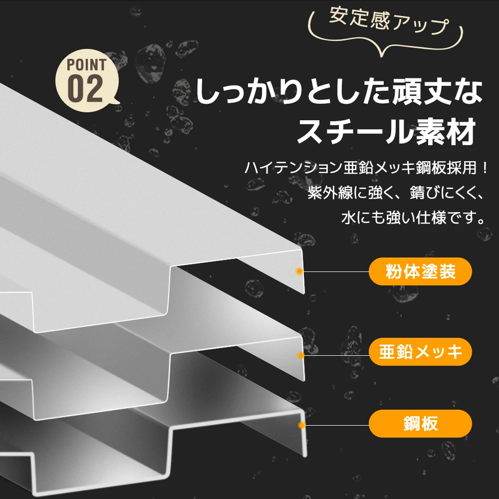 【ブラック】スチールサイクルハウス L166*W170*H200cm ガレージ カーポート 頑丈 鋼板 専用エキスパンションボルト付属 収納目安3~5台