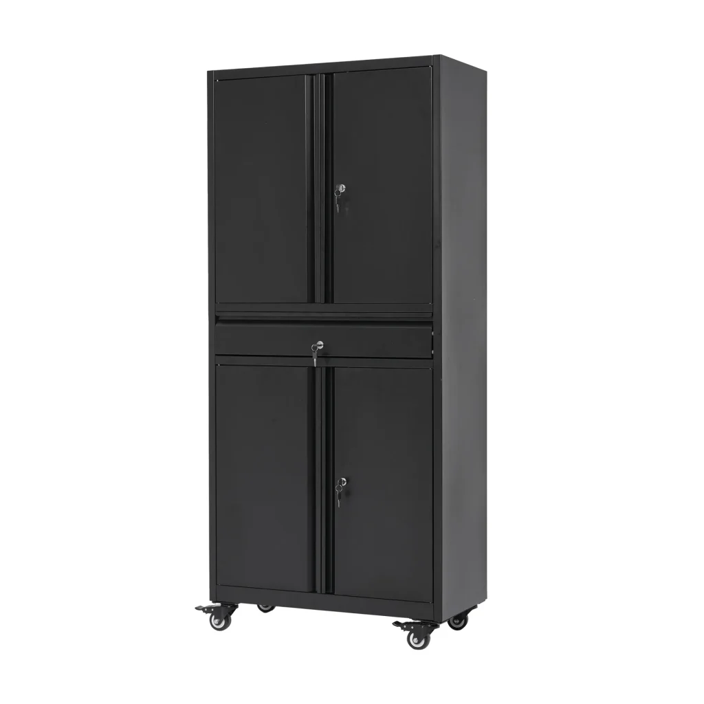 ツールキャビネット ロッカー 大型倉庫 ツールワゴン ツールカート 耐荷重150kg W76cm×D38cm×H170cm工具カート ロールキャビネット スチール ローラーキャビネット DIY 有孔ボード付き 鍵付き キャスター付き ロック付き 新作