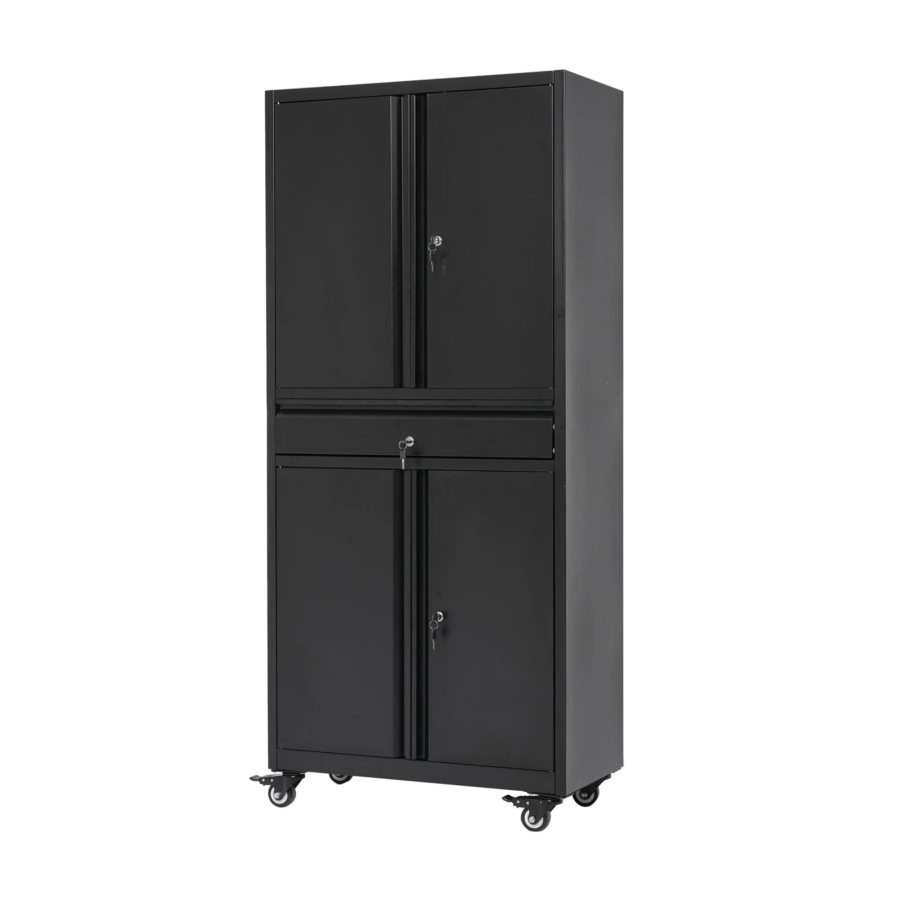 ツールキャビネット ロッカー 大型倉庫 ツールワゴン ツールカート 耐荷重150kg W76cm×D38cm×H170cm工具カート ロールキャビネット スチール ローラーキャビネット DIY 有孔ボード付き 鍵付き キャスター付き ロック付き 新作