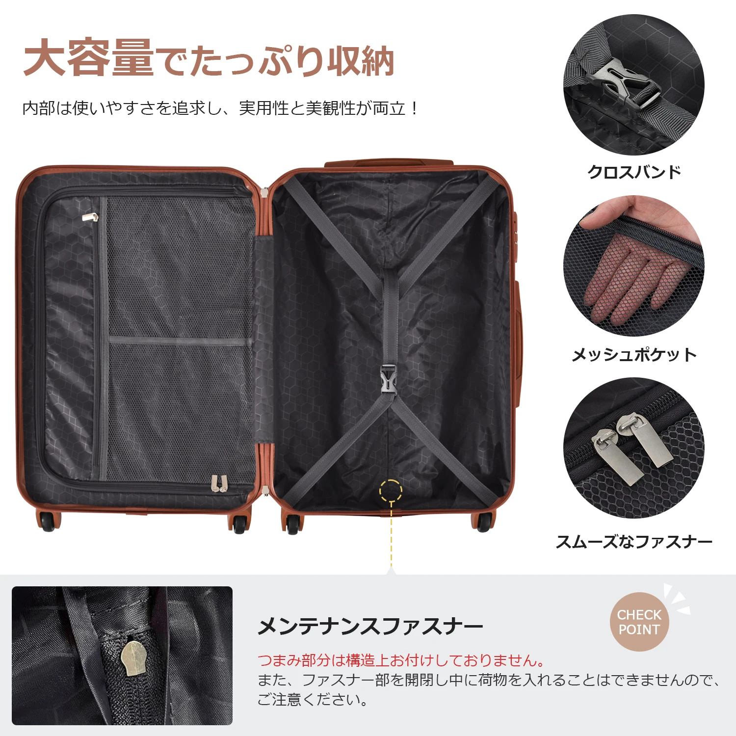 スーツケース Mサイズ キャリーバッグ キャリーケース 超軽量 TSAロック搭載 4日-7日 中型 トートバッグ ハンドバッグ レディース バッグ 手提げ 大容量 超軽量 軽い おしゃれ かわいい suitcase bag