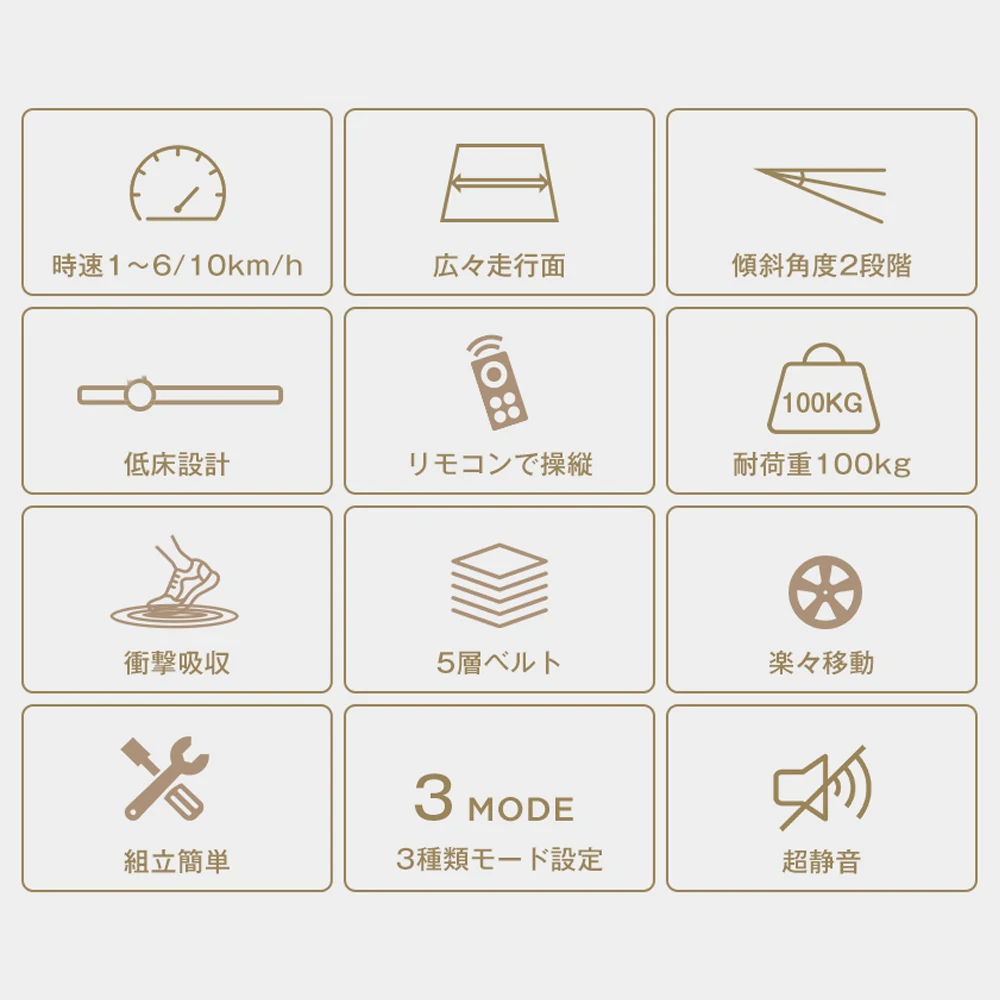 電動ランニングマシン ルームランナー 低床設計 MAX6km/h 薄型 シンプル オシャレ ダイエット器具 有酸素運動 静音 家庭用 エクササイズ 衝撃吸収 室内運動 健康器具 傾斜角度調整