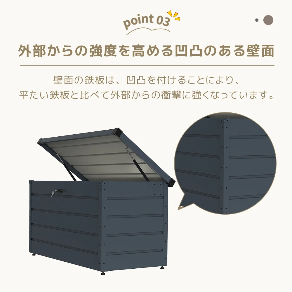 【 ブラック】物置 屋外 収納ボックス 収納庫 小型 置き配 ストッカー 物置 屋外収納庫 ゴミ箱 ボックス 大容量 収納ケース 鍵付き