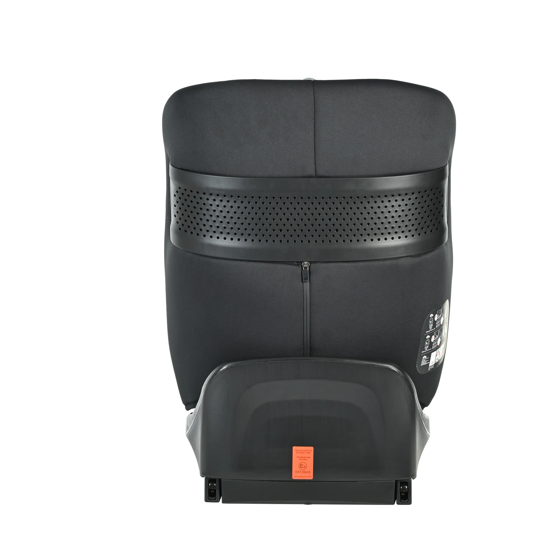 【サポートレッグ】チャイルドシート 新生児 ISOFIX 0歳~12歳 360度回転式 40~150cm ジュニアシート 調節可能 洗える キャノピー付き ベビーシート ドリンクホルダー付き 出産祝い 車【ブラック】