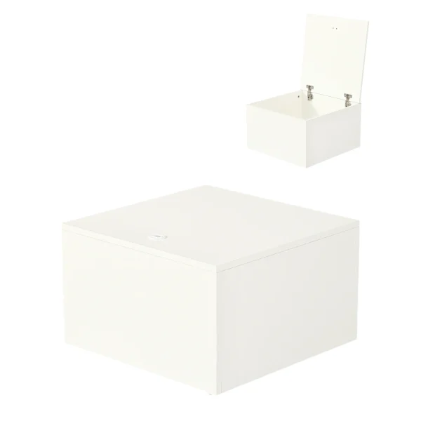 【上開きボックス2個】 収納ベッド ユニット 収納ボックス 畳ベッド 小上がり ユニットベッド 50×50×30cm 組み合わせ自由自在 収納ベンチ 収納箱 ベッド 箱型 ベッドフレーム シングルサイズ ダブルサイズ