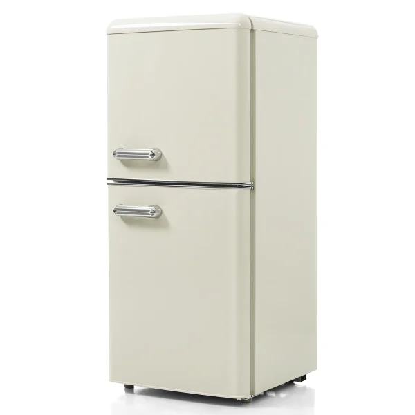 冷蔵庫 2ドア 108L ひとり暮らし 冷凍庫付き 一人用 38L/70L おしゃれ 冷凍冷蔵庫 直冷式 冷凍 仕切り棚 庫内灯 温度調節 コンパクト 家庭用 ミニ冷蔵庫 シングル 小型 省エネ スマート食材保存 新生活 ベージュ