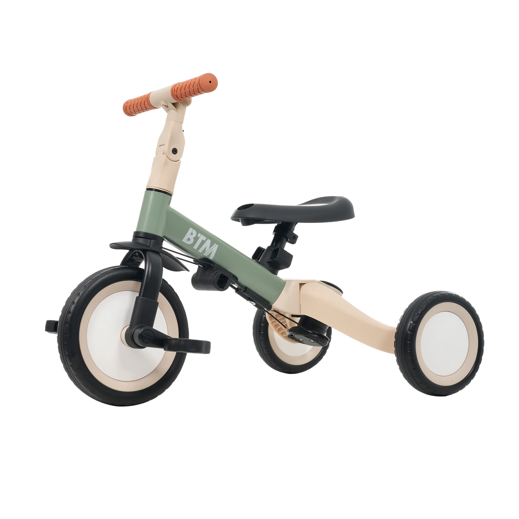 三輪車 足けりバイク 一台4役 ベビーカー かじとり 手押し棒付 セーフティーガード付き 子供用三輪車 子供自転車 3輪 キッズ 幼児 自転車 バイク ペダル付き コントロールバー付き 乗用玩具 軽量 誕生日 1-5歳 組み立て簡単 プレゼント
