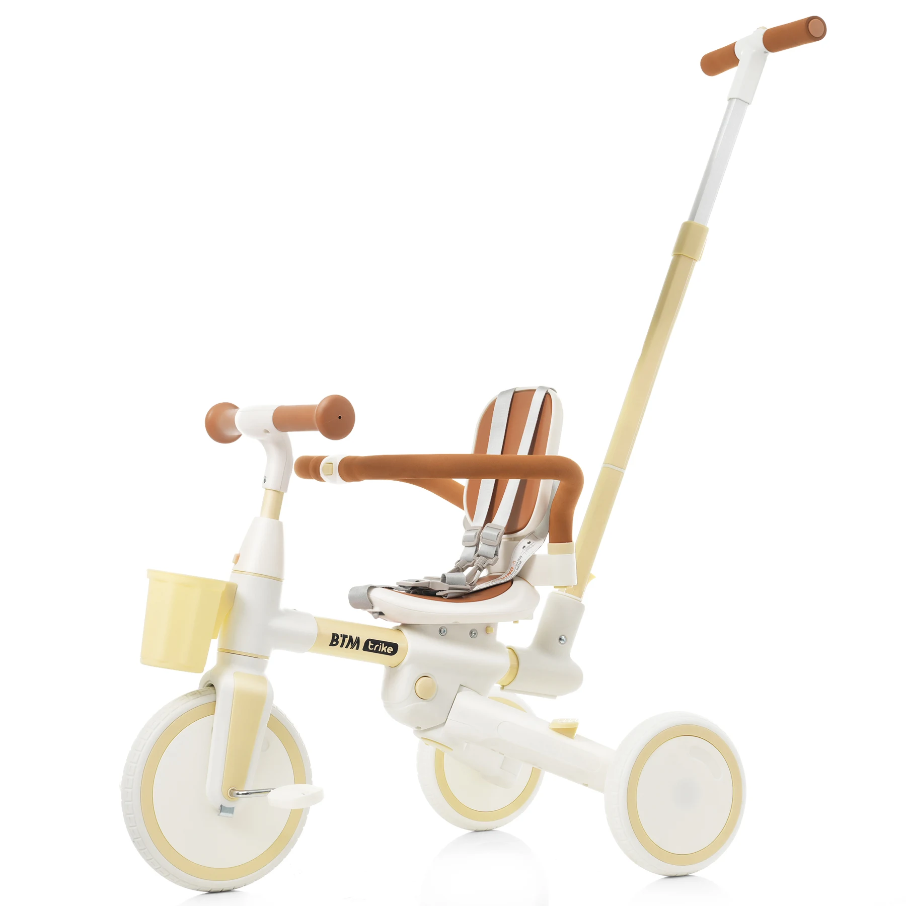 子供用三輪車 7in1 舵取り 多機能 手押し棒 カバー おしゃれ座面回転 自転車 キックバイク おもちゃ 誕生日 プレゼント こどもの日 お祝い クリスマス ギフト 1歳 2歳 3歳 幼児用